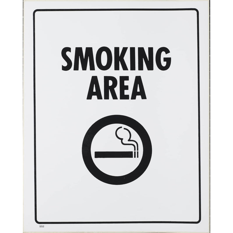 S/Adh Sign Smoking Area 290x230